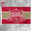 Denver Pioneers 2024 NCAA Men’s Ice Hockey Frozen Four National Champions Logo 2 Sides Garden House Flag