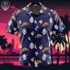 Fairy Tail Insignia Fairy Tail Beach Wear Aloha Style For Men And Women Button Up Hawaiian Shirt