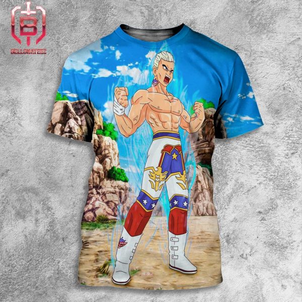 Fan Art Poster For Cody Rhodes American Nightmare Style Dragon Ball Z All Over Print Shirt