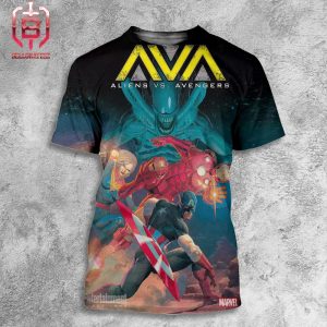 First Look At Alien Versus Avengers A New Comic Series From Writer Jonathan Hickman And Artist Esad Ribic Releasing On July 24 All Over Print Shirt