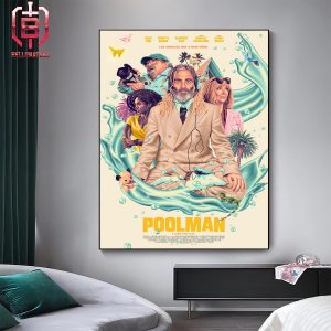 First Poster For Chris Pine’s Directorial Debut Poolman Home Decor Poster Canvas