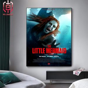 First Poster For The Little Mermaid Horror Film A Film By Leigh Scott Starring Lydia Helen Home Decor Poster Canvas