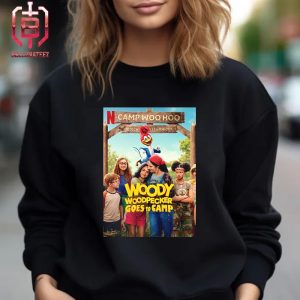 First Poster For Woody Woodpecker Goes To Camp Releasing On Netflix On April 12 Unisex T-Shirt