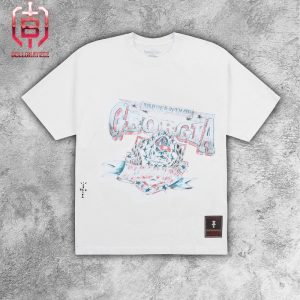 Georgia Bulldogs Cactus Jack Travis Scott Collab With Fanatics Mitchell And Ness Jack Goes Back Collection T-Shirt