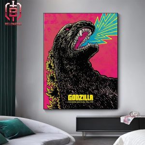 Godzilla The Showa-Era Films 1954–1975 Collector’s Blu-Ray Set Home Decor Poster Canvas