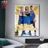 New York Knicks New Trio Donte DiVincenzo Jalen Brunson And Josh Hart In Slam Cover Can’t Knock The Hustle Home Decor Poster Canvas