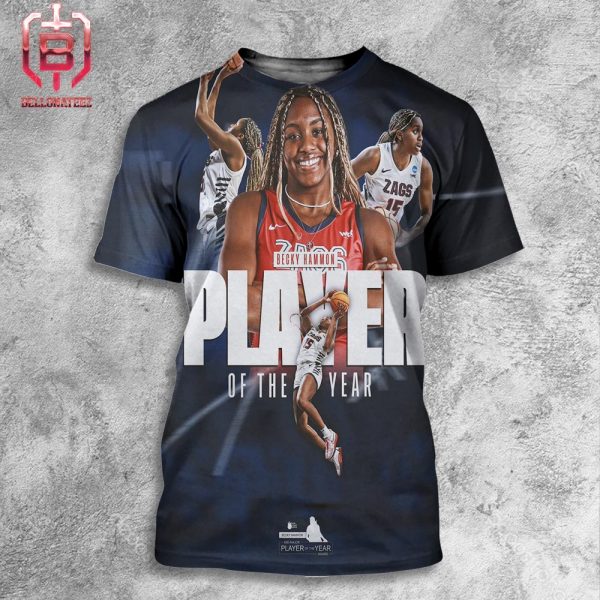 Gonzaga Bulldogs Yvonne Is The 2024 Becky Hammon Player Of The Year All Over Print Shirt
