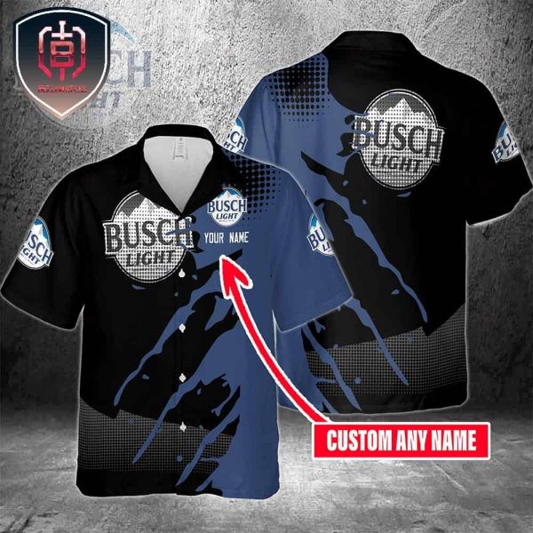 Hawaiian Shirt with Best Gift For Family Summer Vacation Custom Busch Light