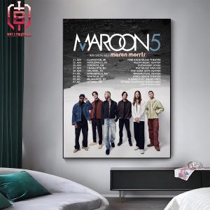 Maroon 5 Headed To The East Coast This Summer For A Few Select Dates Before Headlining Milwaukee And Ottawa Festivals Home Decor Poster Canvas