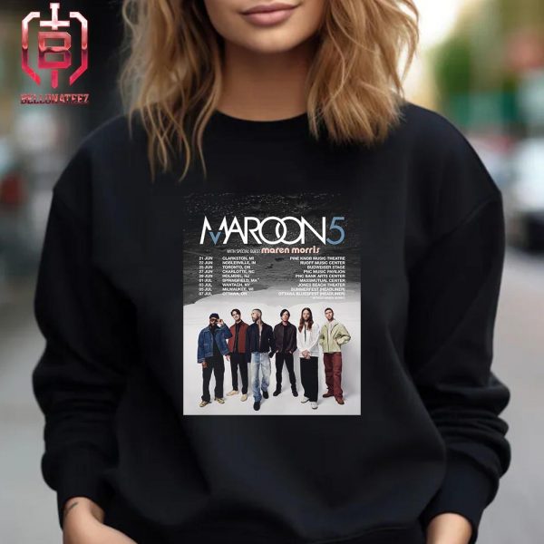 Maroon 5 Headed To The East Coast This Summer For A Few Select Dates Before Headlining Milwaukee And Ottawa Festivals Unisex T-Shirt