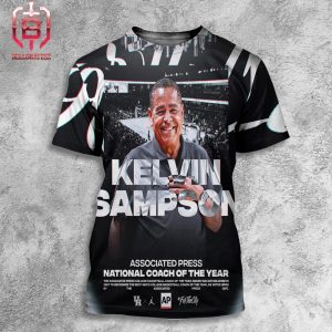Houston Cougars Coach Kelvin Sampson Is AP National Coach Of The Year For The Second Time In His Career All Over Print Shirt