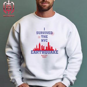 I Survived The Nyc Earthquake 2024 Unisex T-Shirt