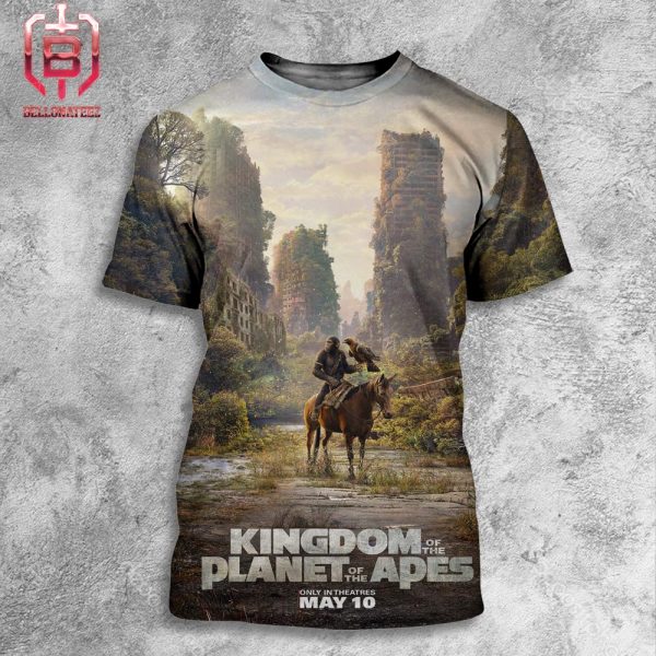 IMAX Poster For Kingdom Of The Planet Of The Apes Releasing In Theaters On May 10 All Over Print Shirt