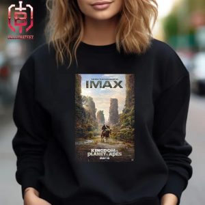 IMAX Poster For Kingdom Of The Planet Of The Apes Releasing In Theaters On May 10 Unisex T-Shirt