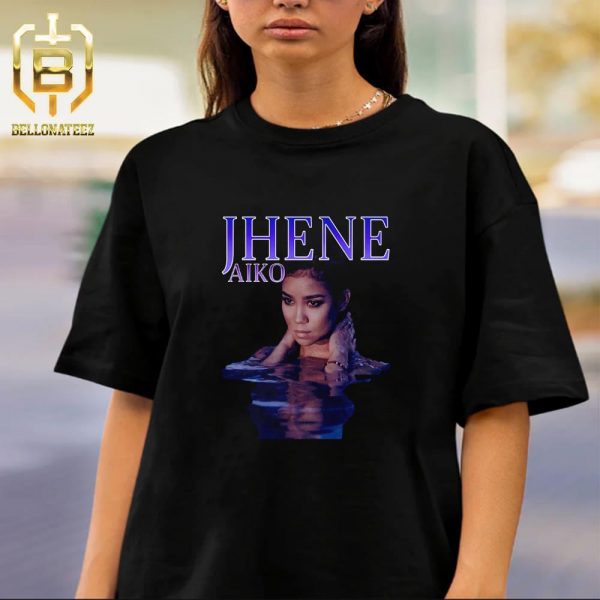 Image Of Jhene Aiko Reflected In The Water Vintage 90s Rapper Unisex T-Shirt