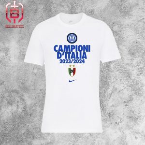 Inter Milan Italian Champions Nike Celebrativa Campioni D'Italia IM 2 Stars Collection 2023 24 Unisex T Shirt 2