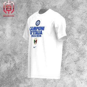 Inter Milan Italian Champions Nike Celebrativa Campioni D'Italia IM 2 Stars Collection 2023 24 Unisex T Shirt
