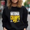 Iowa Hawkeyes 2024 NCAA Womens Basketball National Champions March Madness Unisex T-Shirt