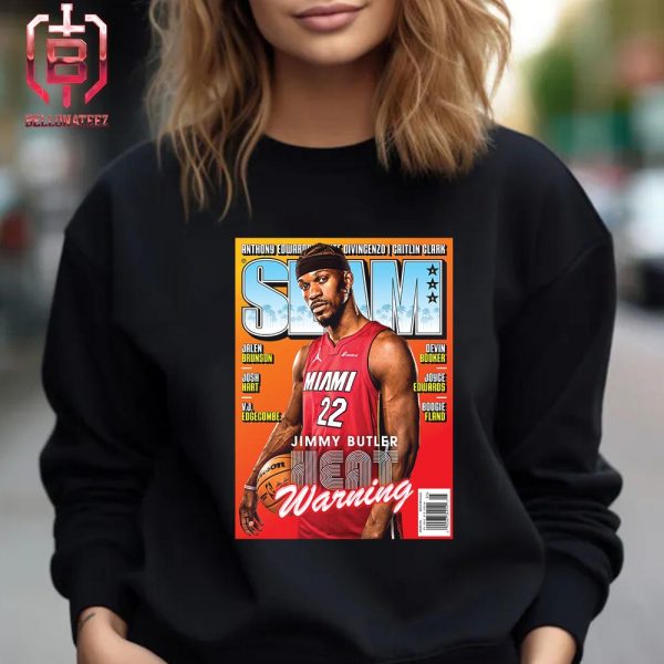 Jimmy Butler Miami Heat On Slam 249 Lastest Issues Cover Heat Warning Unisex T-Shirt