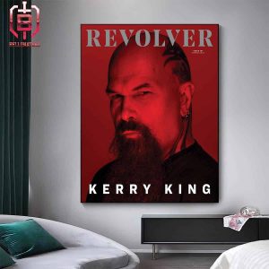 Kerry King On The Lastest Revolver Issue 167 Spring 2024 Home Decor Poster Canvas