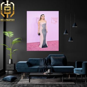 Kiernan Shipka Wore Fendi Couture To The Fashion Trust US 2024 Home Decor Poster Canvas