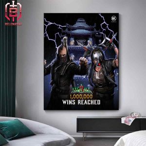 Kongratulations Kombatants 1M Wins In The Black Dragon Tower Mortal Kombat Home Decor Poster Canvas