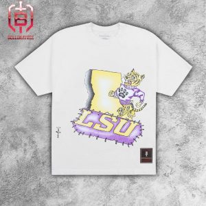 LSU Tigers Cactus Jack Travis Scott Collab With Fanatics Mitchell And Ness Jack Goes Back Collection T-Shirt