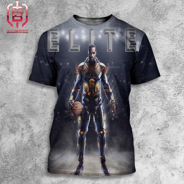 LeBron Was Racking Up Models In The Elite Series Like Infinity Stones All Over Print Shirt