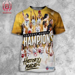 London Lions Are 2024 EuroCup Women’s Basketball Champions All Over Print Shirt