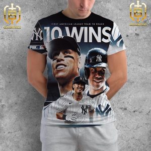 MLB New York Yankees The First American League Team To Reach 10 Wins 2024 All Over Print Shirt