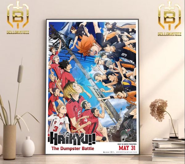 Manga Haikyu Tranform To Movie Haikyu The Dumpster Battle Release On May 31st Home Decor Poster Canvas