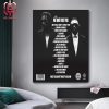 Official Poster Bad Omens Poppy Concrete Forever Europe Tour 2024 Home Decor Poster Canvas