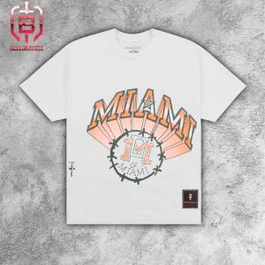 Miami Hurricane Cactus Jack Travis Scott Collab With Fanatics Mitchell And Ness Jack Goes Back Collection T-Shirt