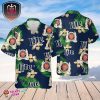 Miller Lite Hawaiian Palm Leaves Pattern Shirt Beer Summer Party Hawaiian Shirt Schlitz Beer Shirt