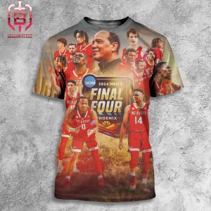 NC State Wolfpack Men’s Basketball Final Four Phonenix Bound NCAA March Madness All Over Print Shirt
