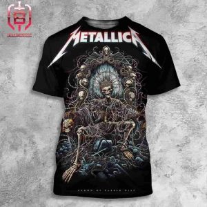 New Art Poster Metallica Crown Of Barbed Wire By Milestang Art All Over Print Shirt