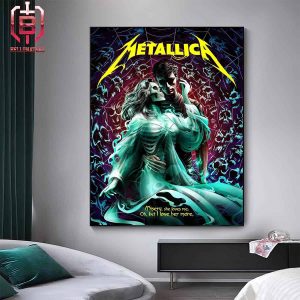 New Art Poster Metallica Misery She Loves Me Oh But I Love Her More By Andrew Cremeans Art Home Decor Poster Canvas