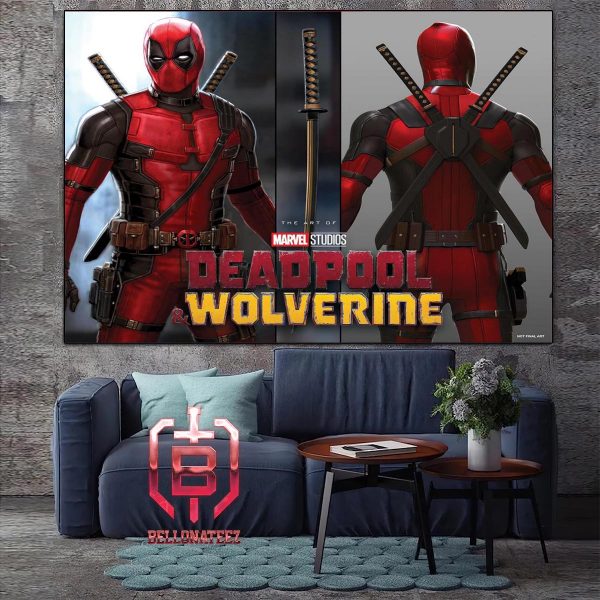 New Concept Art For Deadpool In Deadpool & Wolverine Of Marvel Studios Home Decor Poster Canvas