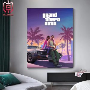 New Poster For Grand Theft Auto VI GTA 6 Coming 2025 Home Decor Poster Canvas