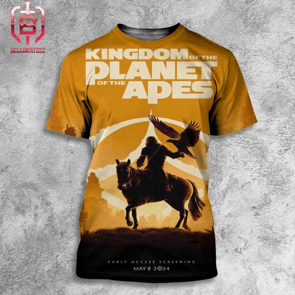 New Poster For Kingdom Of The Planet Of The Apes Releasing In Theaters On May 10 All Over Print Shirt
