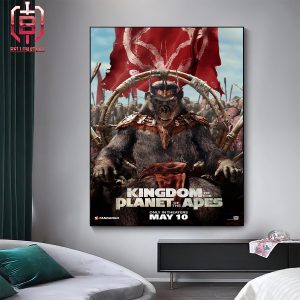 New Poster Of Fandago For Kingdom Of The Planet Of The Apes Only In Theater May 10 Home Decor Poster Canvas