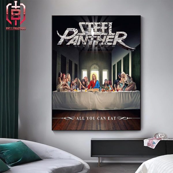 New Poster Steel Panther Happy 10th Anniversary To All You Can Eat Home Decor Poster Canvas