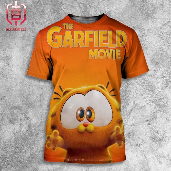 New The Garfield Movie Poster Featuring Baby Garfield Releasing In Theaters On May 24 All Over Print Shirt