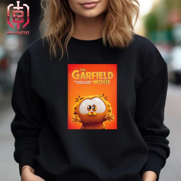 New The Garfield Movie Poster Featuring Baby Garfield Releasing In Theaters On May 24 Unisex T-Shirt