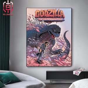 Official Godzilla The Half Century War Poster Premium Merchandise Home Decor Poster Canvas