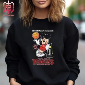Official South Carolina Gamecocks Mickey Mouse 2024 NCAA Women’s National Championship Winner Unisex T-Shirt