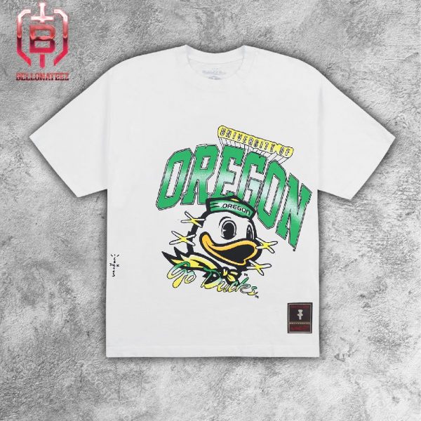 Oregon Go Ducks Cactus Jack Travis Scott Collab With Fanatics Mitchell And Ness Jack Goes Back Collection T-Shirt