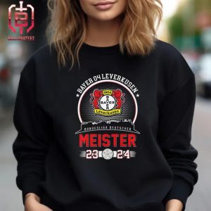 Original Bayer 04 Leverkusen Bundesliga Deutscher Meister 23-24 Unisex T-Shirt