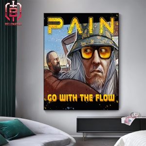 Pain New Go With The Flow Artwork Made By Ilya Glazunov Home Decor Poster Canvas