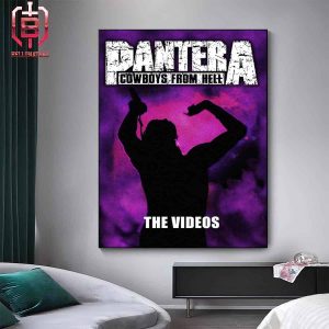 Pantera Cowboys From Hell The Videos Is The First Home Video By American Heavy Metal Band Pantera Released On VHS On April 2 1991 Home Decor Poster Canvas